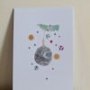 Gray bauble - greetings card - Image 2