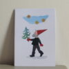 Dwarf with a little spruce - greetings card - Image 2