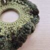 Green&green scrunchie with silk - Image 3