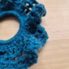 Sea-green crochet scrunchie - Image 2